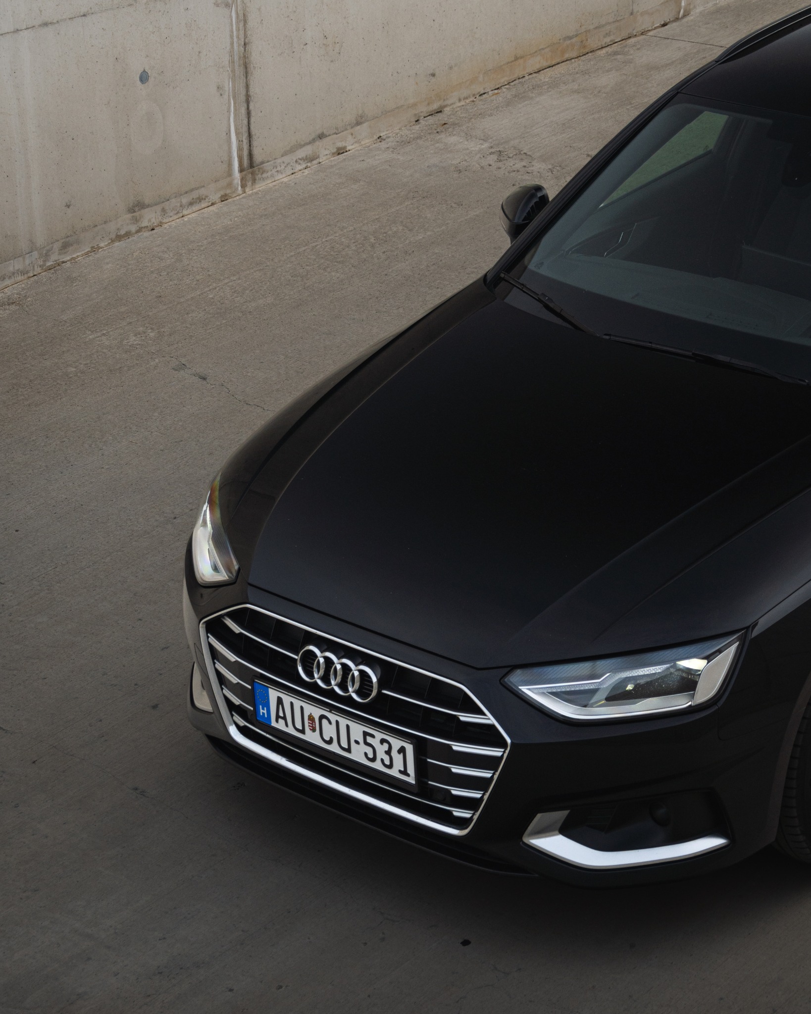 Audi A4 automotive photography